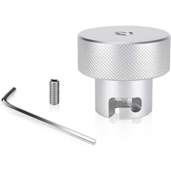 Suitable for Harbor Freight's Hydraulic Press Jack Valve Screws, 3/8 Bottle Jack Valve Release Knob, Replaces Jack Handle Fitting, Made of 6061 Aluminium