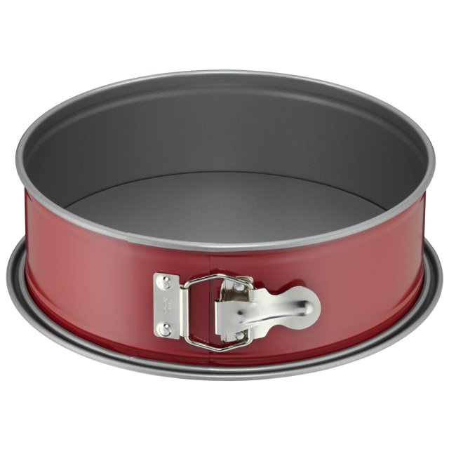 Kaiser Sartén Springform de acero inoxidable, color rojo y plateado, 24 cm ORIGINAL KAISER NA