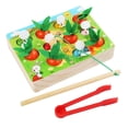 thumbnail image 2 of Juguetes Montessori Clip de abejas Motor educación Carrot Harvest Game Juguetes de Ejercicio Sunnimix Clip Bee juego, 2 of 8