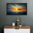 thumbnail image 3 of Ocean Art Wall Decor Sea Wall ArtSunset Wall ArtSunset Fisherman Canvas Wall Art Painting For Livingroom Decor Office Bedroom Decoration, 3 of 8