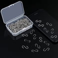 thumbnail image 1 of 150 Pieces Mini S Hooks Connectors Metal S Shape Hook Hangers with DIY Crafts Storage Box Hanging Jewelry, Key Chains & Tags, 1 of 6