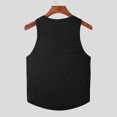 thumbnail image 6 of INCERUN Mens Sleeveless O-Neck Muscle Fit Knit Vests Summer Casual Streetwear Tank Tops Cami Shirt, 6 of 6