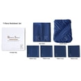 thumbnail image 3 of Bambusa Sheets| Silky Soft, Durable, Kind-To-Skin| 7-Pcs 100% Bamboo Bedding | |(Navy Blue) K=King, 3 of 7