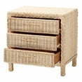 thumbnail image 3 of bali & pari Lanica Japandi Nightstand, Pale brown, 3 of 11