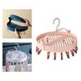 thumbnail image 1 of Colgador de secado colgante Perfecl con Gancho giratorio plegable 18 clavijas Rosado, 1 of 7