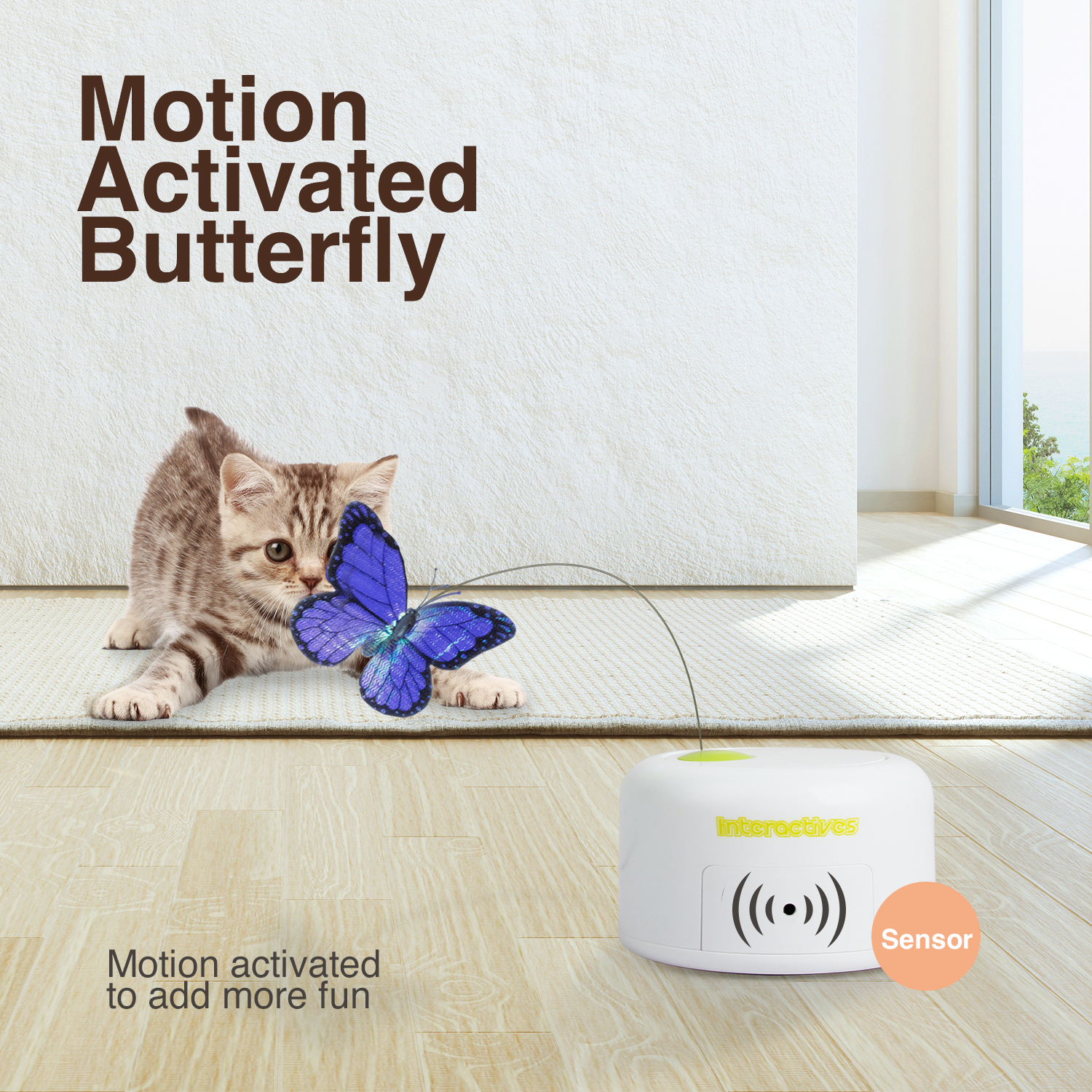 All For Paws Interactive Cat Butterfly Toy photo 5