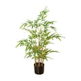 thumbnail image 2 of bambú artificial, bonsái, realista, falso, en maceta, planta bambú artificial para sala estar, jardín, escritorio, decoración del hogar 09 m de alto, 2 of 8