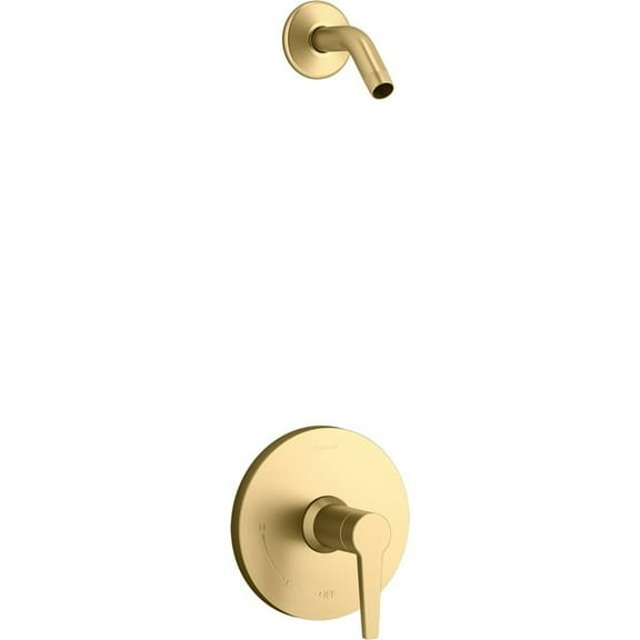 Kohler K-Tls97077-4 Pitch Shower Only Trim Package - Vibrant Brushed Moderne Brass