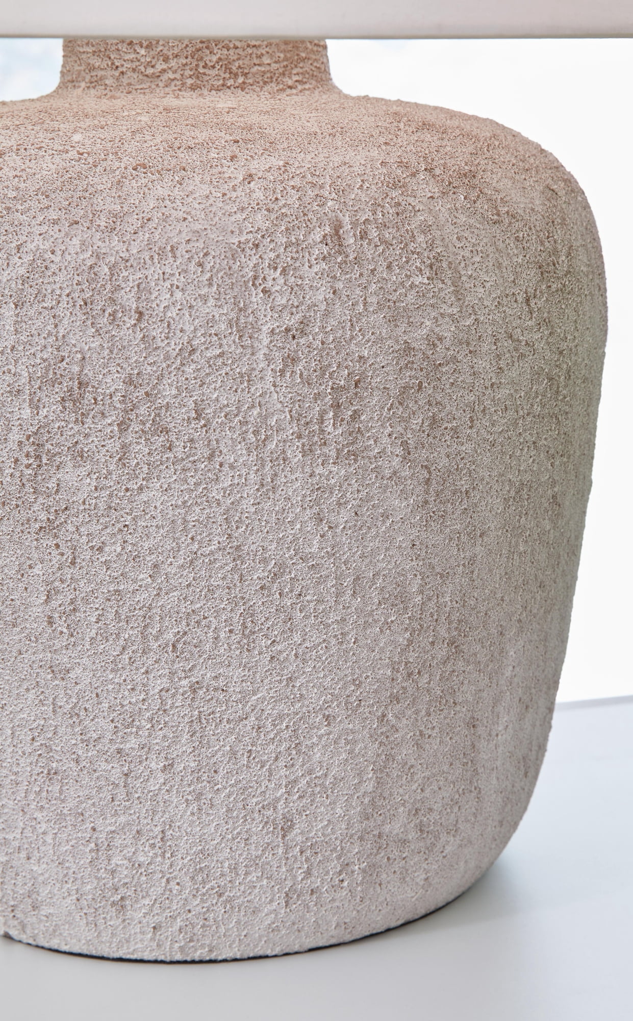 Signature Design by Ashley Danry Distressed Cream Table Lamp, Metal Base with Fabric Shade, 3-Way Switch