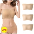 thumbnail image 5 of Darzheoy Strapless Bras for Women Stretch 3Pack Bra Plus Size Strapless Bra Comfort Wire Free Bra Bras for Women 46/C-DDD, 5 of 5
