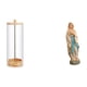 thumbnail image 1 of Organizador De Pajitas Con Forma De Virgen María Para Brochas De Maquillaje Y Escultura Decorativa De Resina Para Escritorio, Mostrador O Bar De Oficina., 1 of 8