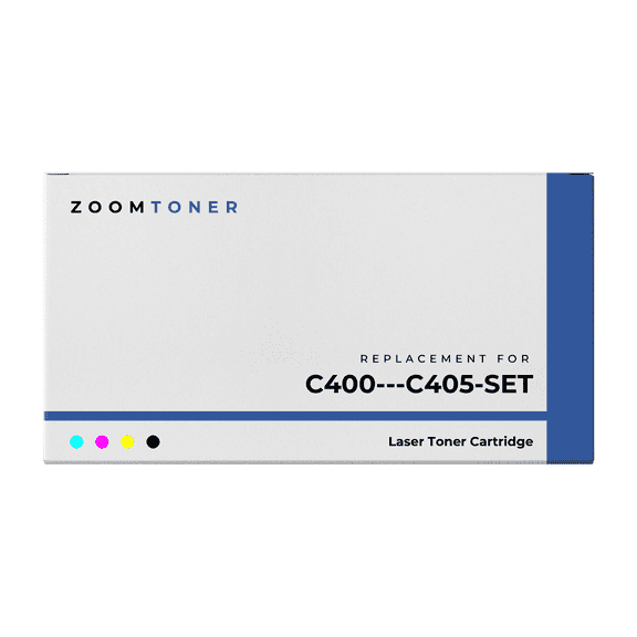 Zoomtoner Compatible with Xerox C400 / C405 SET Laser Toner Cartridge - High Yield - Cyan Magenta Yellow Black