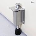 thumbnail image 1 of Tope de puerta telescópico con resorte, 2 uds., soporte para cerraduras de puerta, émbolo de tope de puerta, tapón de puerta telescópico con tornillos 14cm Macarena Tope de puerta de retroceso, 1 of 8