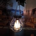 thumbnail image 6 of Solar Hanging Pendant Light Outdoor Waterproof IP65, LED Garden Lantern Camping Lamp with Solar Powered Auto On/Off for Yard Patio Decor, 6 of 7