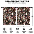 thumbnail image 2 of Blackout Kids Curtains,Boston Terrier Dog with Flower-1 Childrens Insulated Curtains Set Of 2,Bedroom Essentials,Toddler Room Decor 42x54in(106x137cm), 2 of 4