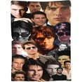 thumbnail image 2 of Blanket Tom Cruise Throw Flannel Blankets UltraSoft Micro Fleece Blanket Warm Cozy Plush Gift for Room Decoration Sofa,Office Bed car Camp Couch Beach, 2 of 9
