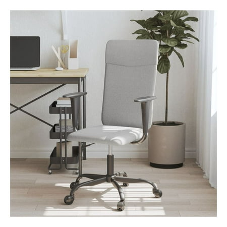 office chair light gray fabric product