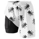 thumbnail image 1 of Bañador para hombre con forro compresivo: bañador tipo board short, bolsillos, cintura elástica, estampados coloridos, secado rápido (S-XXXXXL), deportes de playa, 1 of 2