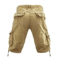 thumbnail image 5 of hotojiny Men's Cargo Shorts Vintage Streetwear Lightweight Outdoor Hiking Work Shorts Straight Leg Casual Shorts for Travel Fishing, 5 of 6