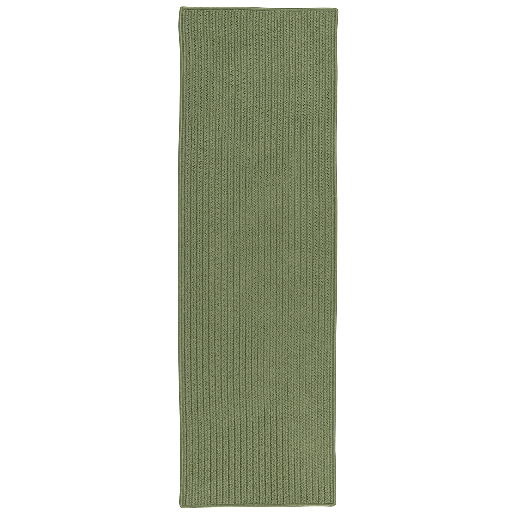 2' x 6' Moss Green All Purpose Rectangular Mudroom Throw Rug Runner
