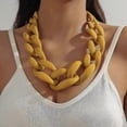 thumbnail image 5 of Acrylic Resin Necklace Buckle, Fashionable Vintage Necklace Happy H, 5 of 5