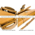 thumbnail image 4 of Crossbody Bags for Women,Small Saddle Purse and Boho Cross Body Handbags,Vegan Leather, 4 of 6