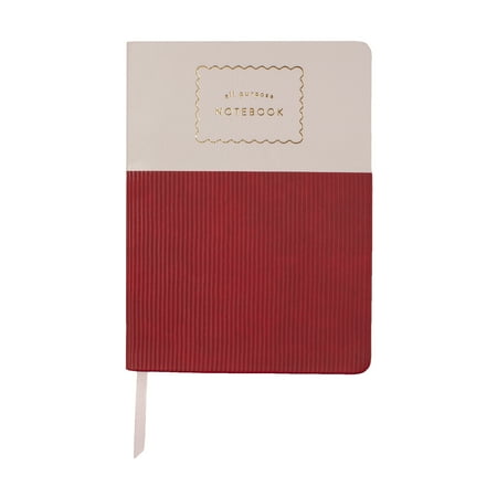 pastel by Fringe Studio Wavy Border Multi-Texture Faux Leather Flex Cover Journal