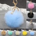 thumbnail image 2 of Bangcool Key Chain Fashion Creative Pom Pom Handbag Pendant Purse Charm Cell Phone Charm, 2 of 7