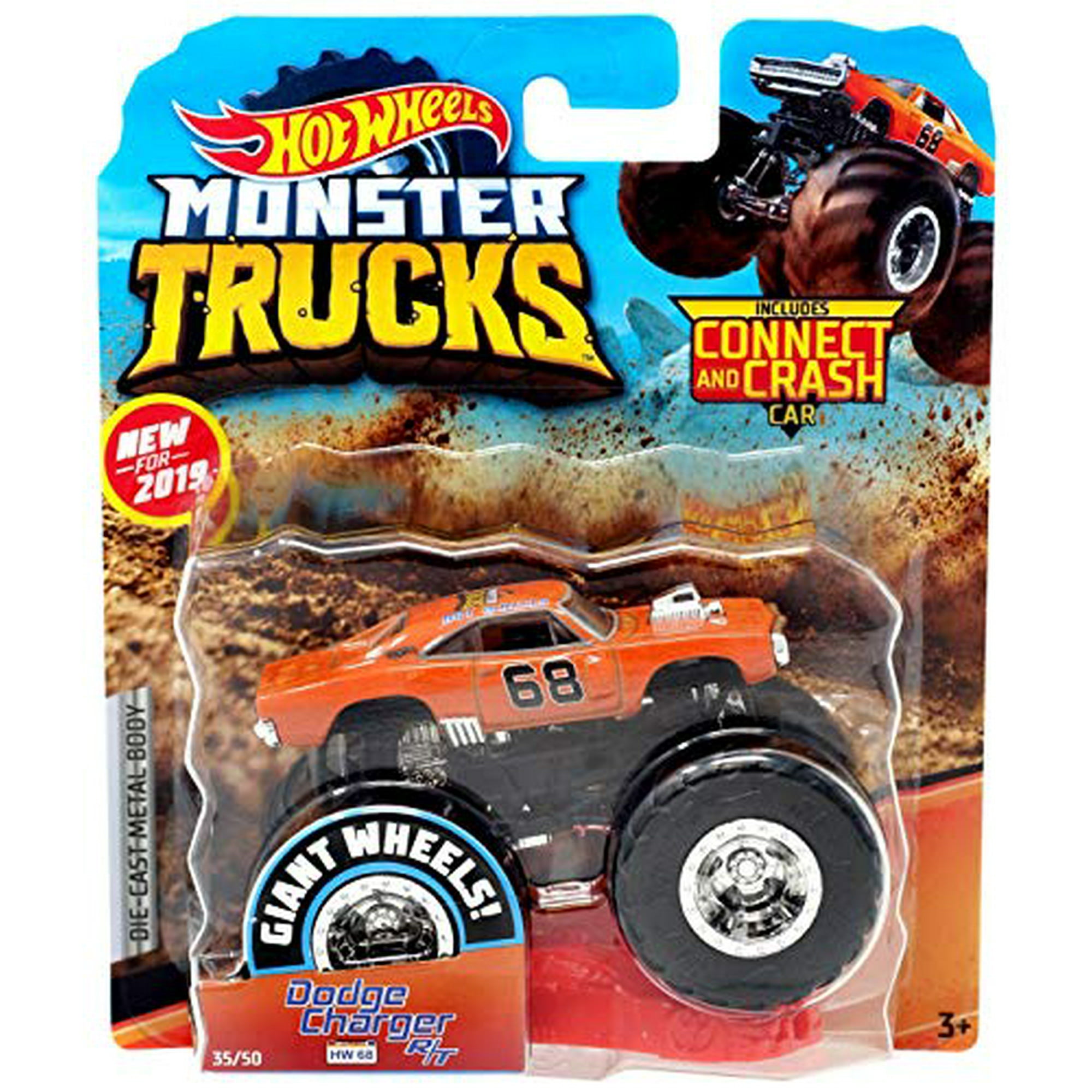 2019 Hot Wheels Monster Trucks - Dodge Charger R/T 