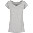 thumbnail image 1 of Build Your Brand T-Shirt à Col Grand pour Femmes, 1 of 3