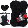 thumbnail image 1 of Rose Eternal Flower Valentine's Day Birthday Gift for Girlfriend Rose Bear with Flower Gift Box, 1 of 5
