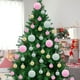 thumbnail image 5 of 72 Bolas de Terciopelo Flocado para Adornos de Árbol de Navidad | Adornos Colgantes Navideños de Plástico | Cuerda con Hebilla de Metal Fácil de Colgar | Decoración Festiva Duradera y Resistente a La, 5 of 6