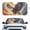 American Flag Eagle, variant on HUIACONG Sunflower Cow-patterned Foldable Foldable Sunshade for Car SUV Car Windshield Sun Shade Custom-fit