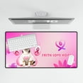 thumbnail image 4 of Faith Love Hope Chihuahua Breast Cancer Awareness Survivor Desk Mat Full Keyboard Mouse Pad Dog Lover Gifts Idea Large Mousepad - 02017, 4 of 5