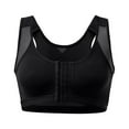 thumbnail image 5 of Riforla Bra for Seniors Front Closure Posture Corrector Bra for Women Full Coverage Front Closure Support Bra for Older Women Black L, 5 of 8