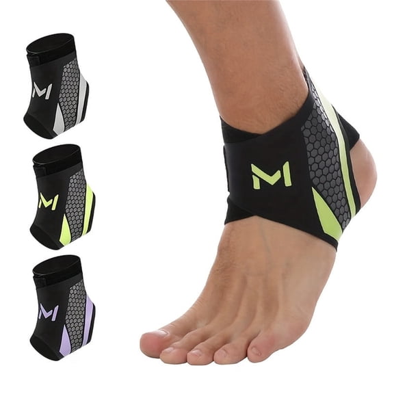 Lightweight Sports Ankle Brace Adjustable Lace Up Ankle Stabilizer Support with Breathable Compression Sleeve for Sprain Support for Men & Women Basketball Fitness 2PCS