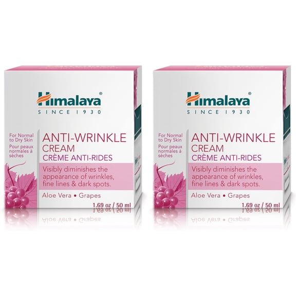 Crema Himalaya Antiarrugas Reducción de Arrugas 50 ml (Paquete de 2)
