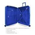 thumbnail image 3 of iFLY Volt 20" Expandable Hardside Spinner Carry-On Luggage, Cobalt, 3 of 7