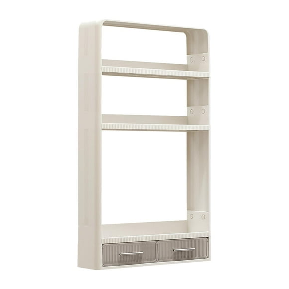 Bathroom Storage Rack 3 Tier over Toilet Wall Floating Shelves Toilet Shelf 40x10x67.5cm