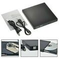 thumbnail image 3 of OULII External Cd Dvd Drive For Users With Older Systems Plastic Black 1Pcs, 3 of 7
