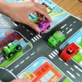 thumbnail image 2 of AJZIOJIRO Toddler Toys Car for Boys: 10 Pieces Carrier Truck Transport Vehicles Toys + 1 Map City Parking Map (25*18INCH), 2 of 10