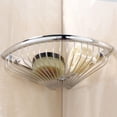 thumbnail image 3 of CATPAN Shower Caddies Corner Shelf for Bathroom Brass Basket Organizers and Storage Shampoo Soap Holder Polished Chrome, 3 of 17