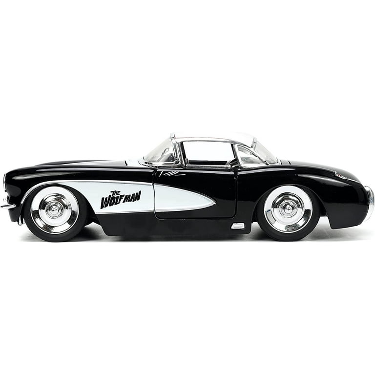 Jada 1:24 - 1957 Chevy Corvette & Wolfman Figure, Universal