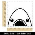 thumbnail image 2 of Peeking Shark Self-Inking Rubber Stamp Ink Stamper - Black Ink - Large 1-1/2 Inch, 2 of 7