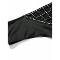 thumbnail image 2 of Victoria's Secret Very Sexy Subtle Shine Cage Back Cheeky Panty Rhinestone Black Size Medium NWT, 2 of 3