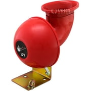 Vixen Horns Raging Bull Horn, Super Loud, Red Electric, 12V, VXH1004