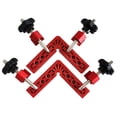 thumbnail image 3 of Rincón cuadrado de sujeción regla de plástico 90 grados en forma de L de accesorios auxiliares JShteea Para estrenar, 3 of 8