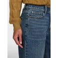 thumbnail image 4 of Scenario Women's and Women's Plus High Rise Tapered Barrel Crease Jeans, 29" Inseam, Sizes 0-28W, 4 of 6