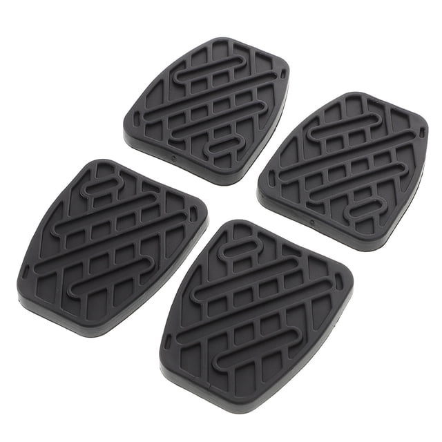 Luxshiny 4Pcs Car Pedal Pads Rubber Clutch Pedal Assembly Easy Installation Stylish Touch For Daily Driving