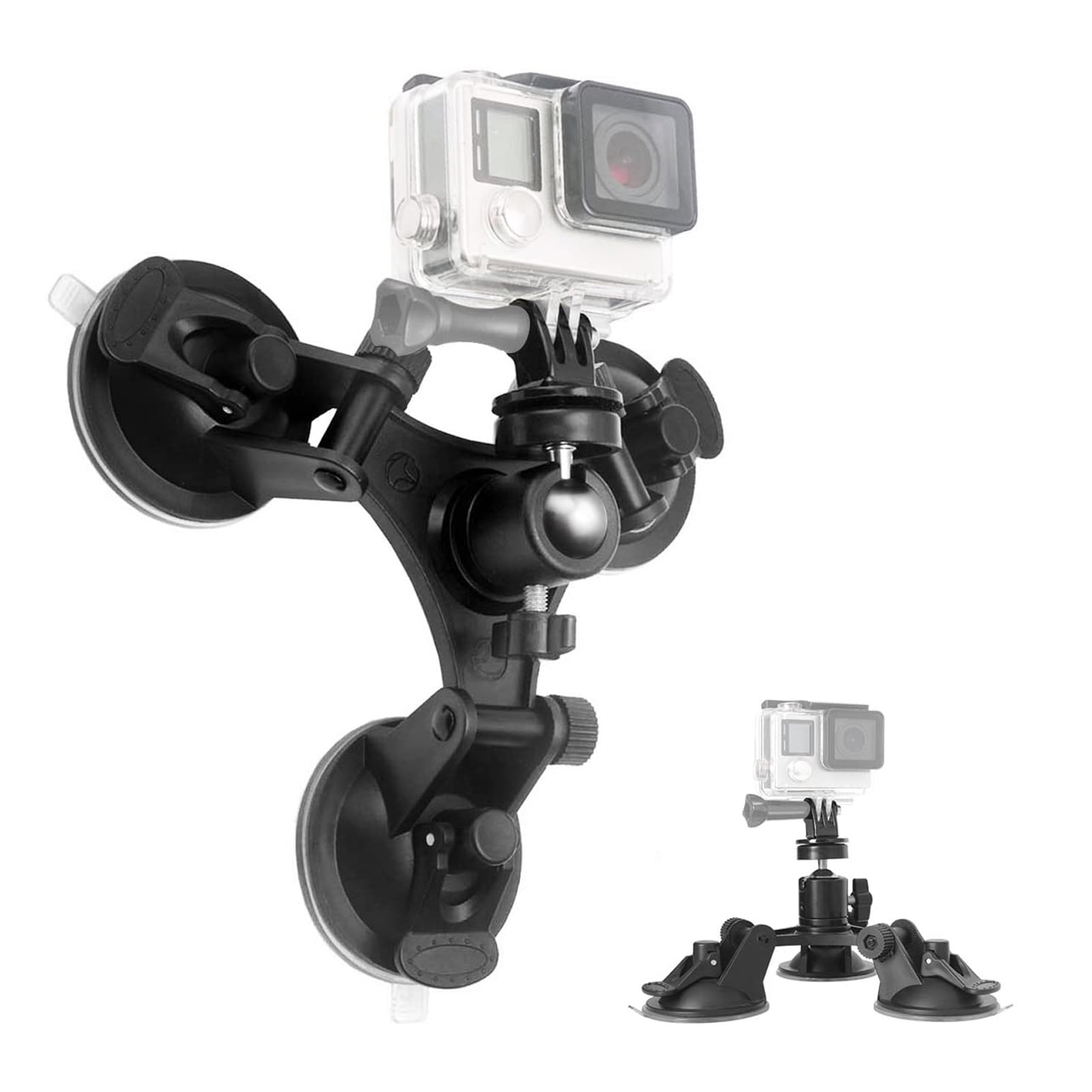 EEEkit Triple Suction Cup Camera Mount for GoPro Hero 10 9 8 EEEkit Triple Suction Cup Camera Mount for GoPro Hero 10 9 8
